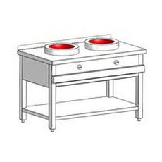 Индукционная вок-плита большая ETK-I-W 732217