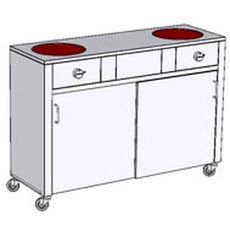 Индукционная вок-плита передвижная ETK-I-W 732234