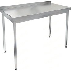 Стол пристенный с бортом (столешница 1мм) НСО-13/7Б-1