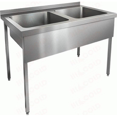 Ванна моечная цельнотянутая НСО2М-12/7Б с двумя мойками