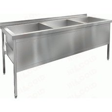 Котломойка Н3МКС-24/8, 3 мойки, с площадкой под смеситель