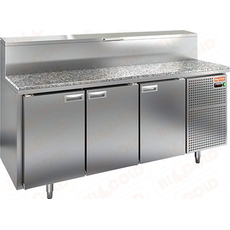 Стол холодильный для пиццы HiCold PZ2-111/GN (каменная столешница)