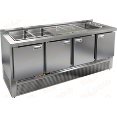 Стол холодильный для салатов HiCold SLE3-1111GN (без крышки)