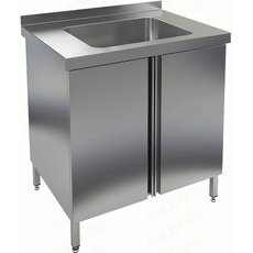 Стол закрытый с моечной ванной НСЗ1М-8/6Б
