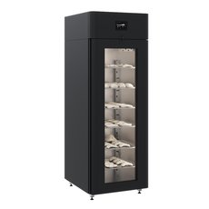 Холодильный шкаф Polair CS107 Bakery Br (со стеклянной дверью, black, Тип 1)