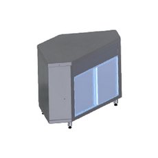 Прилавок угловой ШЕФ ПУ90-В (внешний угол 90°)