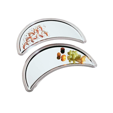 Блюдо зеркальное полумесяц APS 11111