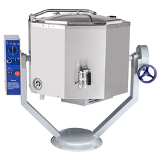 Котел пищеварочный Abat КПЭМ-100-ОМР нижний привод миксера, со сливным краном