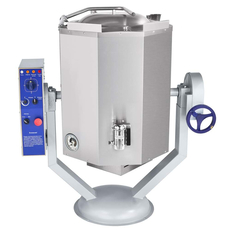 Котел пищеварочный Abat КПЭМ-60-ОМР, нижний привод миксера, со сливным краном