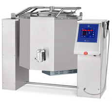 Котел пищеварочный опрокидывающийся Abat КПЭМ-160-ОМП с миксером и сливным краном