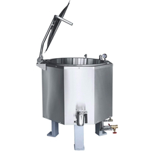 Котел пищеварочный паровой Abat КПЭМ-160П: работа от внешнего парогенератора