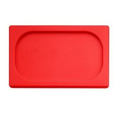 Крышка для GN 1/9 Paderno (полипропилен, красная)