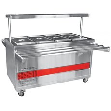 Прилавок холодильный ПВВ(Н)-70ПМ-01-НШ (откр., полка с подсветкой, с г/е)