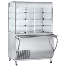 Прилавок-витрина холодильный ПВВ(Н)-70М-С-01-НШ (саладетта закрытая, с г/е)