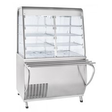 Прилавок-витрина холодильный ПВВ(Н)-70Т-С-НШ (саладетта закрытая, с г/е)