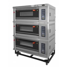 Шкаф пекарский подовый газовый Grill Master ШЖГ/3 (с пароувлажнением, +400С)