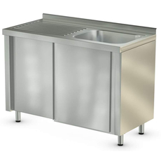 Стол технологический с ванной СТМ-1/1200/600 (ванна справа)