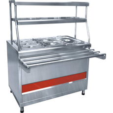 Мармит 2-х блюд ПМЭС-70КМ-60 (2 полки, подсветка, с гастроемкостями)