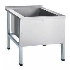 Ванна котломоечная 1-секц. ВМП-7-1 (мойка 604х600х500 мм) каркас крашен.