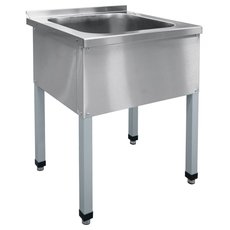 Ванна моечная 1-секц. ВМП-6-1-5 РЧ (каркас крашеный)