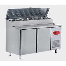 Холодильный стол для пиццы и салатов Fornazza (3 двери, 10хGN1/4-100)