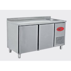 Холодильный стол с раковиной Fornazza (500 л, 3 двери)
