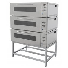 Шкаф жарочно-пекарский ШжЭ/3 (секционный, н/сталь, бкн)