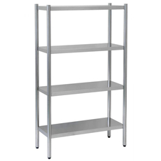 Стеллаж кухонный профессиональный СТК-П-900.400.1600-02 (СТКН-900/400-П)