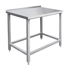 Стол пристенный с бортом СПРП-6-0 (каркас крашеный)