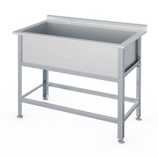 Ванна моечная ВСМ-Б-1.910.430-1-02 (ВМ-1/430/1010 с бортом)