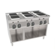 Плита 6-конфорочная 900 серии Tecnoinox PC12FE9