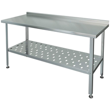Стол разделочно-производственный с одним бортом СРП--0,6/0,6-ПР