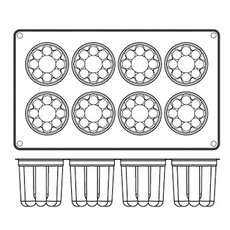Форма для выпечки гибкая Paderno 47742-52