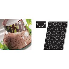 Форма для выпечки гибкая Paderno (круг 70 мм)