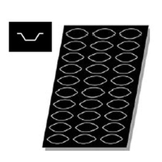 Форма для выпечки гибкая Paderno (овал) 47740-32