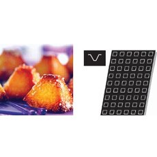 Форма для выпечки гибкая Paderno (пирамида)