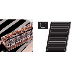 Форма для выпечки гибкая Paderno (прямоугольник 339x40 мм)