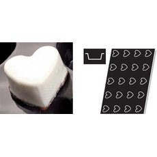 Форма для выпечки гибкая Paderno (сердце)