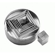 Набор кондитерских форм Paderno (квадрат 12 см) 6 шт