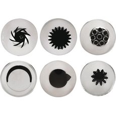 Набор кондитерских насадок Paderno 47357-10 (6 шт)