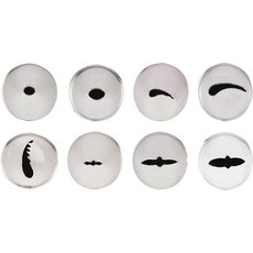 Набор кондитерских насадок Paderno 47357-25 (8 шт)