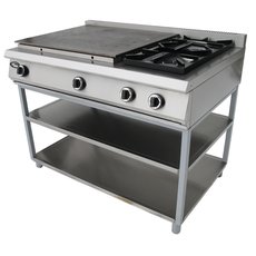 Плита газовая с закрытым и открытым пламенем Ф6ЖТЛСПГ(п) (2+2) (на подставке)