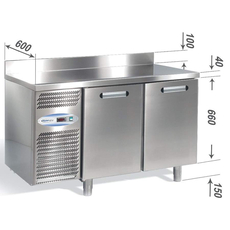 Холодильный стол Studio-54 GN DAIQUIRI 1260х700 с бортом