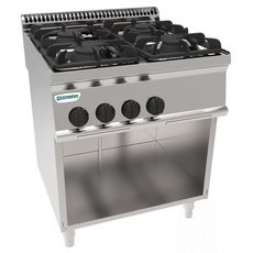 Плита 4-конфорочная 700 серии Tecnoinox PC70G7A ГАЗ