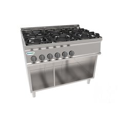 Плита 6-конфорочная 700 серии Tecnoinox PC105G7A ГАЗ