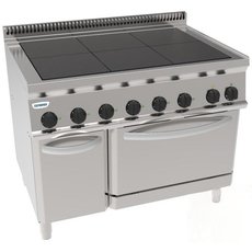 Плита 6-конфорочная 700 серии Tecnoinox PFU105E7