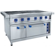 Плита 6-конфорочная Abat ЭП-6ЖШ-Э эмалир. духовка