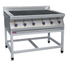 Плита 6-конфорочная Abat ЭПК-67П на краш. подставке