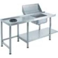 Стол для грязной посуды Comenda LC 1800 L (с отверстием)