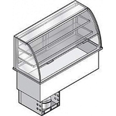 Встраиваемый прилавок-витрина для холодных блюд Emainox I76VV2RPR3